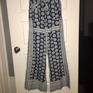 Printed Flare Pants
